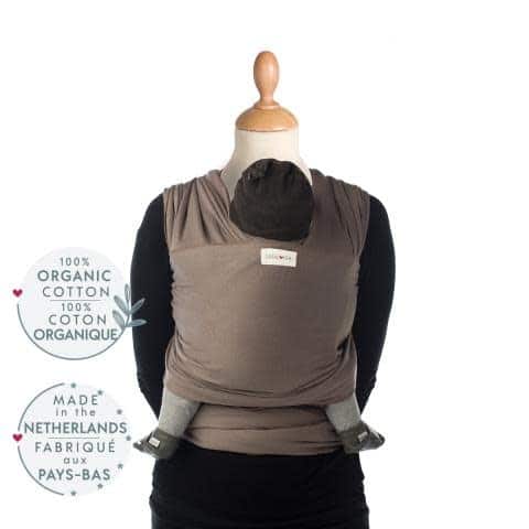 Babylonia baby Carriers - Draagdoek Tricot-Slen Organic - Mild Taupe - One Size