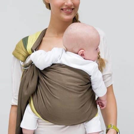 Babylonia baby carriers - BB-sling - Soft jungle - gathered