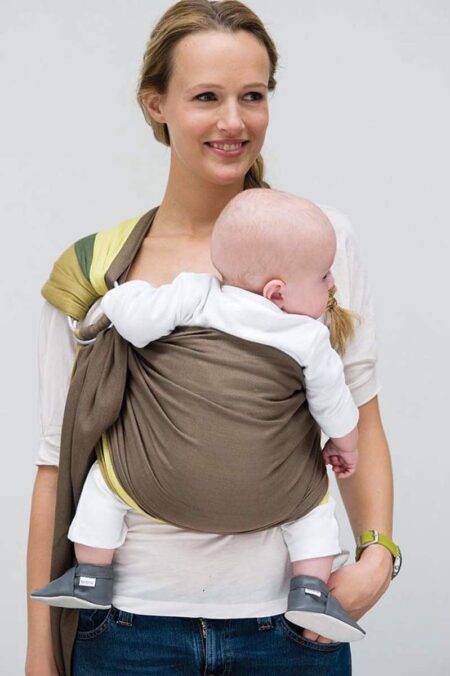 Babylonia baby carriers - BB-sling - Soft jungle - gathered
