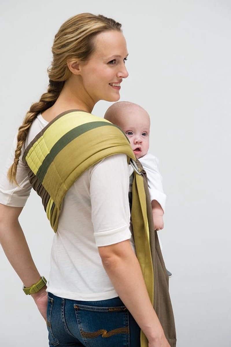 Babylonia baby carriers - BB-sling - Soft jungle - gathered