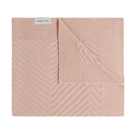 Baby's Only - Ledikantdeken Grace blush - 100x135