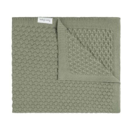 Baby's Only - Ledikantdeken Sky-Chunky urban green