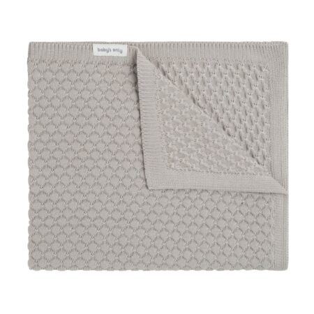 Baby's Only - Ledikantdeken Sky-Chunky urban taupe