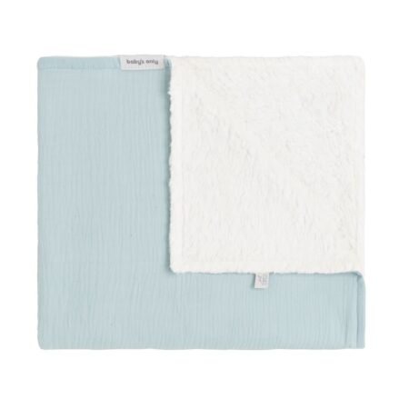 Baby's Only - Ledikantdeken teddy Fresh ECO misty blue