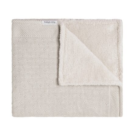 Baby's Only - Ledikantdeken teddy Mood warm linen