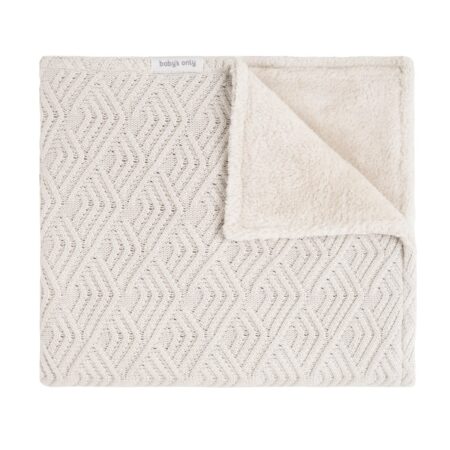 Baby's Only - Ledikantdeken teddy Sierra warm linen