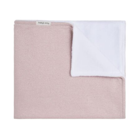 Baby's Only - Ledikantdeken teddy Sparkle zilver-roze mÃªlee