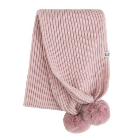 Baby's Only - Sjaaltje met pompon Cool oud roze