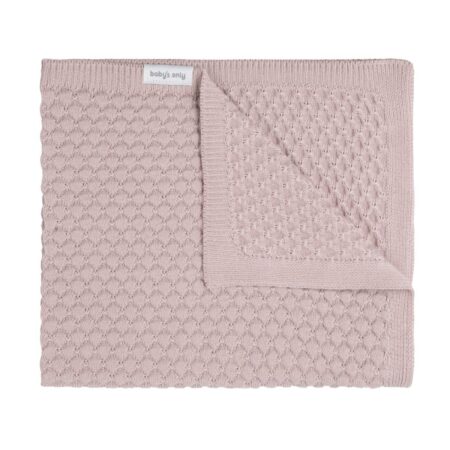 Baby's Only - Wiegdeken Sky-Chunky oud roze