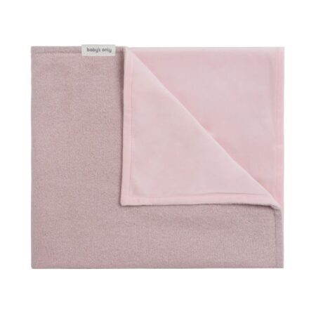 Baby's Only - Wiegdeken soft Sparkle zilver-roze mÃªlee