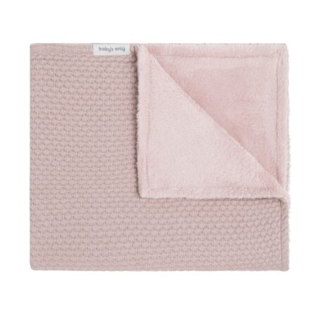 Baby's Only - Wiegdeken teddy Sky oud roze