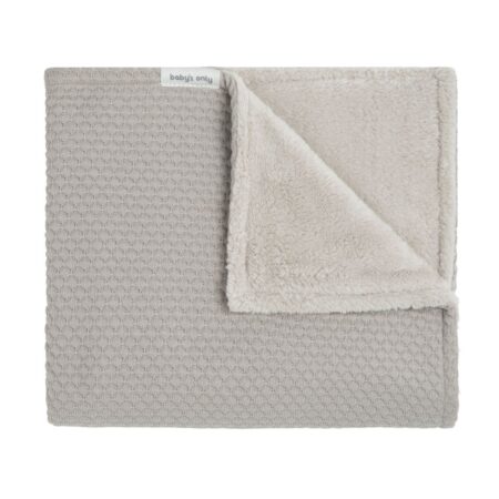 Baby's Only - Wiegdeken teddy Sky urban taupe