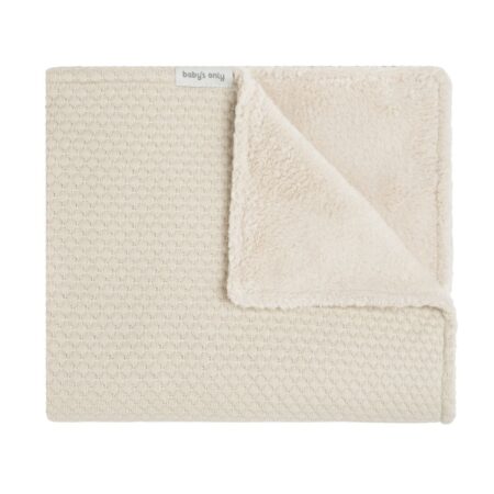 Baby's Only - Wiegdeken teddy Sky warm linen