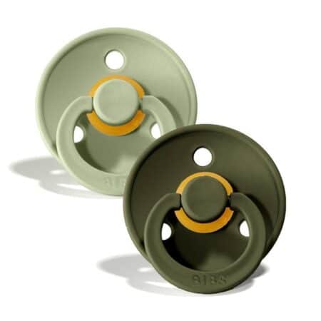 Bibs - Fopspeen Natuurrubber - Blister Sage / Hunter Green - T1