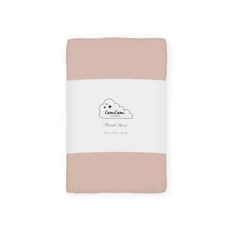 CamCam - Sheet, Fitted, 70x140x15cm - GOTS - Dusty Rose