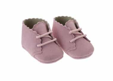 Cambrass - Schoentjes - Suede - 9-12M - Roze
