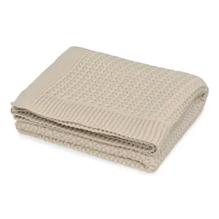 Camcam - Harper Baby Knit Throw - GOTS - Latte