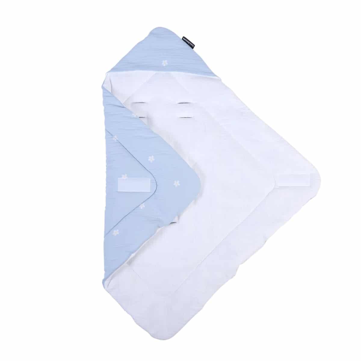 Childhome - Wikkeldeken Universeel - 75x75 Cm - Mousseline - Flower