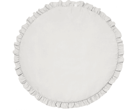 Cotton & Sweet - Playmat with ruffles - Light grey
