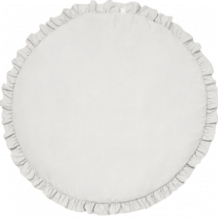 Cotton & Sweet - Playmat with ruffles - Light grey