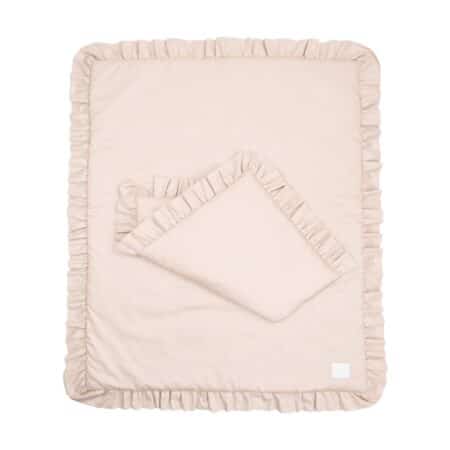 Cotton & Sweets - Bedding SG filled Baby with ruffles Nude