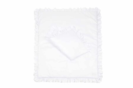 Cotton & Sweets - Bedding SG filled Baby with ruffles White