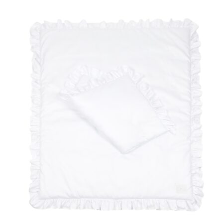 Cotton & Sweets - Bedding SG filled Baby with ruffles White