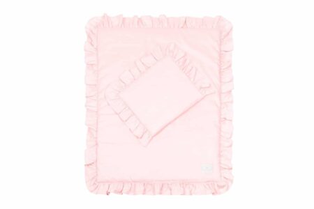 Cotton & Sweets - Bedding SG filled Newborn with ruffles Blush