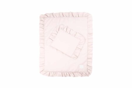 Cotton & Sweets - Bedding SG filled Newborn with ruffles Powder pink