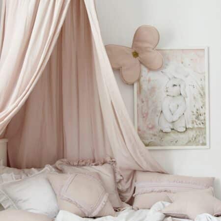 Cotton & Sweets - Boho Canopy Fringe - Powder pink