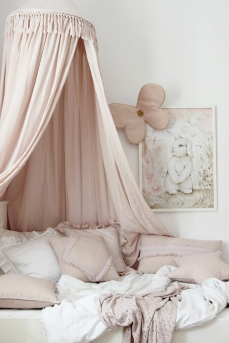 Cotton & Sweets - Boho Canopy Fringe - Powder pink