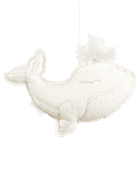 Cotton & Sweets - Boho Sebastien baleine mobile - Vanilla