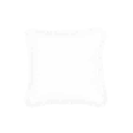 Cotton & Sweets - Boho border pillow - White