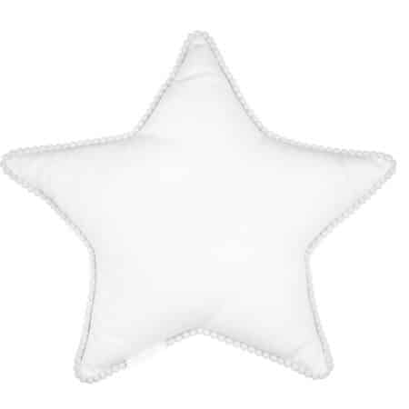 Cotton & Sweets - Bubble star pillow - White