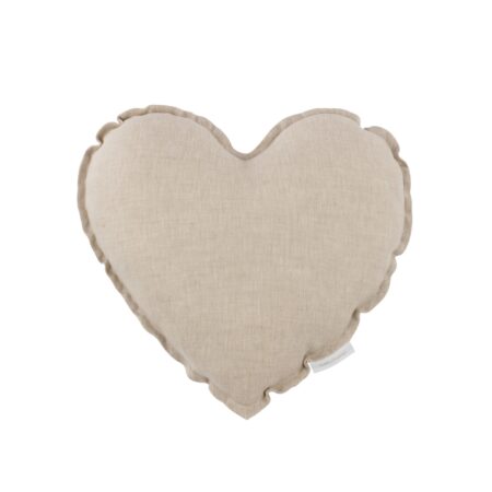 Cotton & Sweets - Heart pillow - Natural