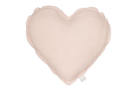 Cotton & Sweets - Heart pillow - Powder pink