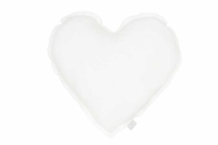 Cotton & Sweets - Heart pillow - White