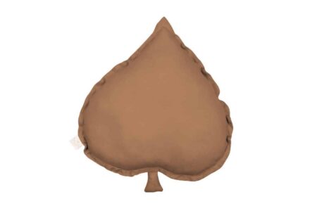 Cotton & Sweets - Linden leaf pillow - Chocolate