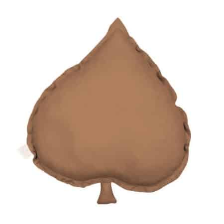 Cotton & Sweets - Linden leaf pillow - Chocolate