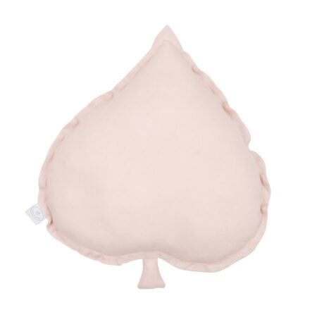 Cotton & Sweets - Linden leaf pillow - Powder pink