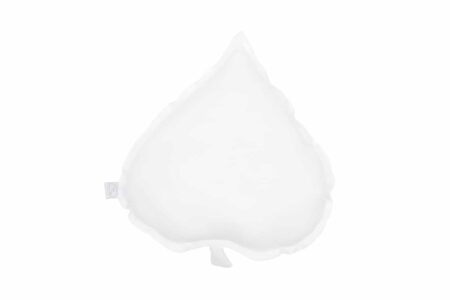 Cotton & Sweets - Linden leaf pillow - White