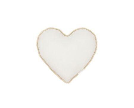 Cotton & Sweets - MINI Bubble heart pillow - Vanilla
