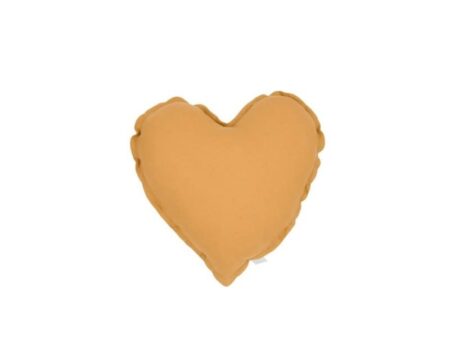 Cotton & Sweets - MINI Heart pillow - Caramel