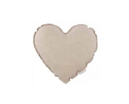 Cotton & Sweets - MINI Heart pillow - Natural