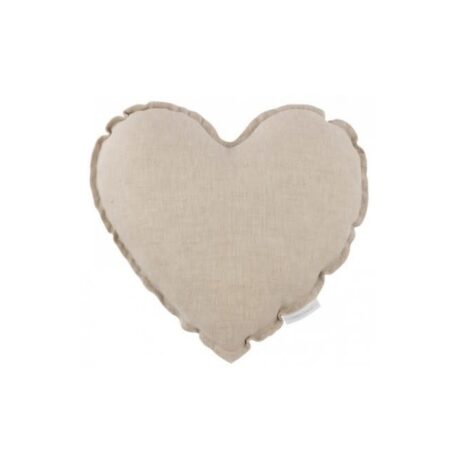 Cotton & Sweets - MINI Heart pillow - Natural