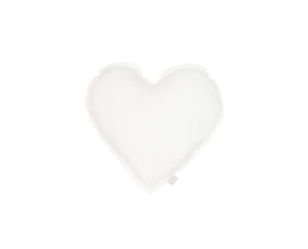 Cotton & Sweets - MINI Heart pillow - White