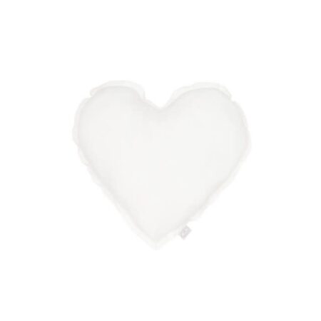 Cotton & Sweets - MINI Heart pillow - White