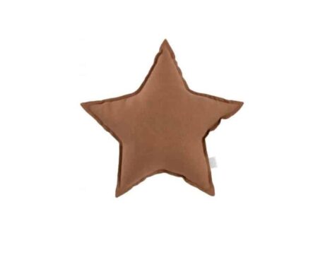 Cotton & Sweets - MINI Star pillow - Chocolate