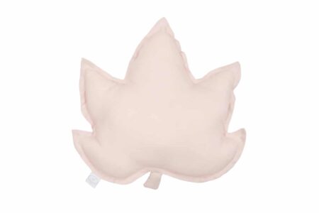 Cotton & Sweets - Maple leaf pillow - Powder pink