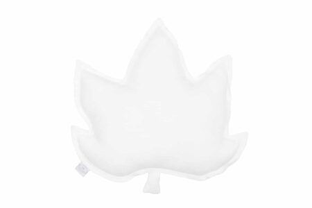 Cotton & Sweets - Maple leaf pillow - White